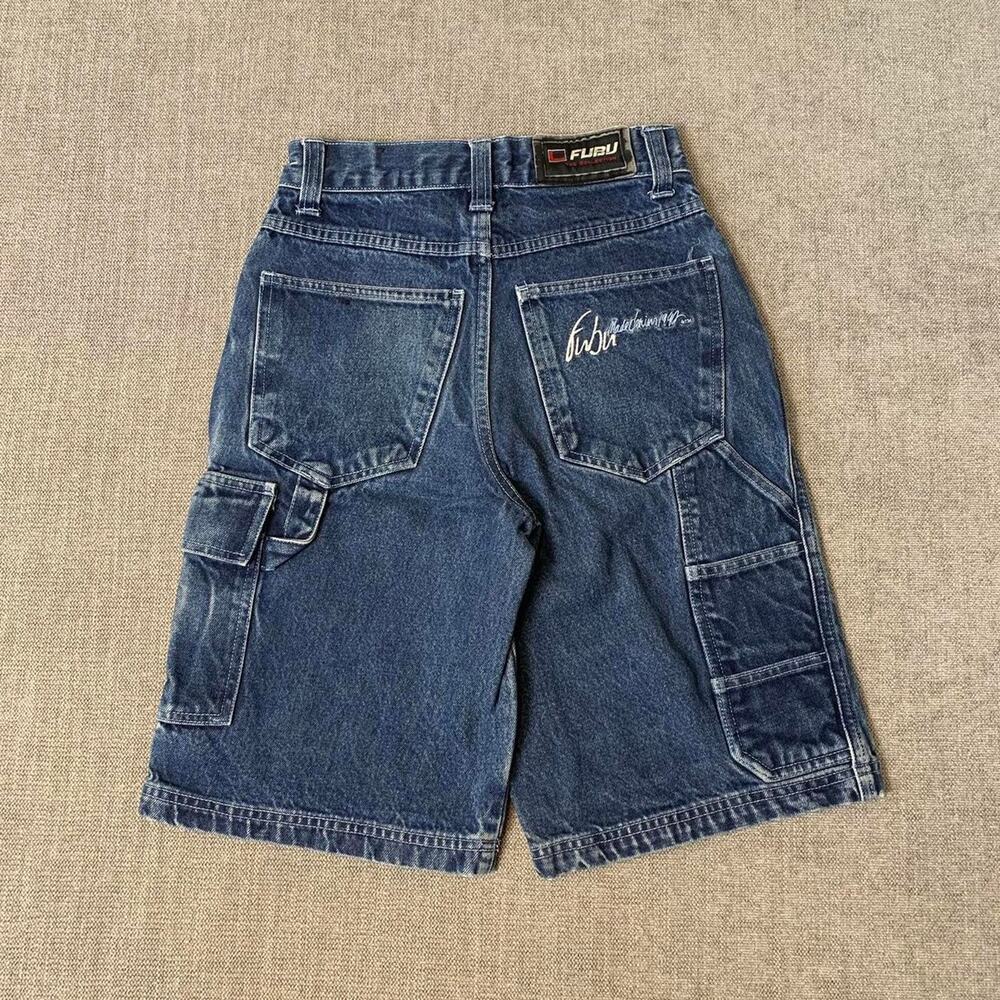 Y2K 90s FUBU Carpenter embroidered jorts